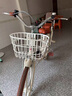 飛鴿（FLYING PIGEON）自行車(chē)成人通勤車(chē)自行車(chē)學(xué)生單車(chē)成人自行車(chē)通勤自行車(chē)女士自行車(chē) 豪華奶油米|6速|(zhì)一體輪+禮包 26寸適合160-185cm 曬單實(shí)拍圖