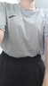 安踏（ANTA）冰絲速干運動套裝男2025夏季新款透氣短袖t恤男休閑健身跑步服飾 1204-3豆灰色/基礎(chǔ)黑 L/175 適合120-140斤 曬單實拍圖