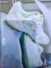 李寧（LI-NING）乒乓球鞋國家隊訓練同款鷹眼3.0防滑底透氣耐磨專(zhuān)業(yè)男女比賽訓練 鷹眼3.0 ESS --白/淺青綠 男女同款 38 曬單實(shí)拍圖