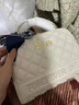 香港專(zhuān)柜感真皮波士頓枕頭包包女2025新款時(shí)尚百搭斜挎通勤包 米白色 曬單實(shí)拍圖
