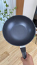 膳魔師炒鍋藍鉆持久不粘炒菜鍋家用平底煎炒鍋輕油少煙燃氣灶電磁爐通用 藍鉆帶蓋炒鍋1-4人 30cm 曬單實(shí)拍圖