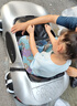 WORK BABY兒童奔馳電動(dòng)車(chē)四輪汽車(chē)1-7歲帶遙控寶寶男女小孩玩具可坐人禮物 烤漆銀+四驅皮座+輪燈遙控+鋰電 電力驅動(dòng) 曬單實(shí)拍圖