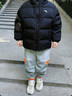 安踏兒童羽絨服男女童裝25年冬季四防科技保暖舒適加厚羽絨服面包服 基礎黑-1 絨子含量80% 160 充絨量121g 曬單實(shí)拍圖