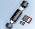 S 斯洛普 THROPE高速3.0USB讀卡器Type-C讀卡器手機TF內存卡電腦相機SD卡安卓OTG轉接器多功能二合一讀卡器 【USB2.0+Type-C】安全護卡丨高清出圖 曬單實(shí)拍圖