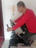 汗馬 家用動(dòng)感單車(chē)靜音運動(dòng)健身車(chē)減肥健身器材 (支持HUAWEI HiLink ) 智能游戲APP+加粗車(chē)架+防滑腳踏 黑 曬單實(shí)拍圖