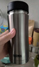 膳魔師（THERMOS）保冷保溫杯400ML高真空不銹鋼商務(wù)辦公保溫杯JCG-400C SBK 曬單實(shí)拍圖