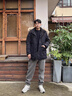 駱駝（CAMEL）戶(hù)外極寒派克工裝毛領(lǐng)情侶款羽絨服保暖加厚中長(cháng)款外套 曬單實(shí)拍圖