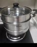 蘇泊爾SUPOR 蒸鍋真味鮮不銹鋼雙層復底蒸魚(yú)鍋湯鍋蒸籠·贈蒸片EZ26BS12 曬單實(shí)拍圖