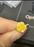 金至尊（3DG Jewellery）玫瑰物語黃金戒指實(shí)心足金999花邊層疊素圈女戒生日禮物計價 金重3.34克（配珠寶禮盒） 曬單實(shí)拍圖