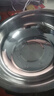 不銹鋼盆加厚大盆洗臉盆洗菜盆家用大號盆洗澡洗衣加厚盆洗菜盆 加厚不銹鋼大盆 30CM【1個(gè)裝】 曬單實(shí)拍圖