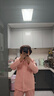 京東京造【10A抑菌】A類一等品50支純棉睡衣女睡衣秋冬情侶家居服淺粉L 曬單實拍圖