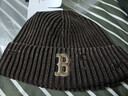 MLB帽子男女帽子25年新款秋冬季毛線(xiàn)帽舒適針織帽3ABNB0656-43BRS 曬單實(shí)拍圖