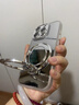 奉希適用蘋果15promax手機殼iphone16pro新款化妝鏡子支架13閃粉高顏值補妝鏡12pm2024女款鏡面奢華 銀色+銀閃粉鏡支架【自帶鏡頭膜+不變形鏡面】 iPhone 16 pro 曬單實拍圖