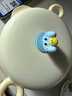 如山寶寶輔食碗注水保溫嬰幼兒專(zhuān)用不銹鋼吃飯恒溫吸盤(pán)兒童餐具 曬單實(shí)拍圖