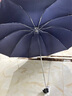 天堂 加大雨傘三折 晴雨兩用商務(wù)傘經(jīng)典格紋10骨大雨傘男女 黑色 曬單實(shí)拍圖