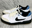 耐克男子輕便平底運動(dòng)鞋冬季低幫復古板鞋NIKE FULL FORCE HJ7262 100愛(ài)琴海風(fēng)暴藍/橡皮中褐/帆白 42 曬單實(shí)拍圖