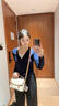 CinvaiKrose劍橋包包女包2025年新款斜挎包單肩包女士小手提包生日禮物送女友 米色【送女友老婆女生禮物走心】 曬單實(shí)拍圖