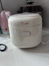 美的（Midea）電飯煲 0涂層天然陶瓷內膽電飯鍋 1-2-3人迷你小型家用多功能小米粥鍋 2L |0氟青瓷釜內膽|低糖飯煲 曬單實(shí)拍圖
