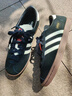 adidas「T頭鞋」STADT經(jīng)典時(shí)尚薄底運動(dòng)板鞋男女阿迪達斯三葉草   黑色/漢玉白/淺猩紅   44 曬單實(shí)拍圖