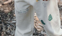 white wheat兒童2025秋季新款褲子女童純棉長褲男孩休閑時髦束腳褲 米色 100 曬單實拍圖