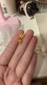 周六福黃金耳釘女雪花耳圈耳飾生日禮物計價(jià)A099578 一對 約1.42g  曬單實(shí)拍圖