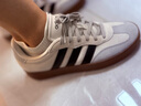 adidas「T頭鞋」BARREDA板鞋德訓鞋男女阿迪達斯輕運動(dòng) 灰色/黑色/樹(shù)脂黃   43 曬單實(shí)拍圖