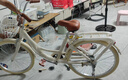 飛鴿（FLYING PIGEON）自行車(chē)成人通勤車(chē)自行車(chē)學(xué)生單車(chē)成人自行車(chē)通勤自行車(chē)女士自行車(chē) 標配奶油米|單速|(zhì)輻條輪+禮包 24寸適合150-170cm 曬單實(shí)拍圖
