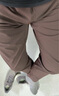 lululemon丨Zeroed In 男士修身剪裁多功能長(cháng)褲 *常規款 LM5AZSS 濃縮咖啡色 2XL 曬單實(shí)拍圖