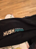 暇步士（Hush Puppies）童裝兒童長褲25秋季新款男童針織長褲休閑褲運動褲 鉆石黑 140  曬單實拍圖