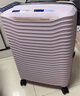 新秀麗（Samsonite）行李箱25英寸拉桿箱簡(jiǎn)約大波浪箱旅行箱KJ1丁香紫托運密碼箱 曬單實(shí)拍圖