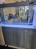 閩江（minjiang）大型魚(yú)缸客廳家用水族箱底過(guò)濾輕奢辦公室超白玻璃免換水落地魚(yú)缸 鈦空灰 長(cháng)120.7寬38.7高148【豪華大禮包】 曬單實(shí)拍圖