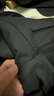 羅蒙西服套裝男士商務(wù)修身西裝男職業(yè)正裝小西服新郎伴郎結(jié)婚禮服外套 黑色雙扣【西服+西褲+襯衫】 XL /175【115-130斤】+7件禮品 曬單實拍圖