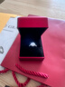 DR.KU莫桑鉆戒1克拉銀六芒星開(kāi)口刻字求婚結婚戒指送女友情人節禮物 1克拉六芒星鉆戒-開(kāi)口可調節大小 曬單實(shí)拍圖