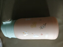 膳魔師（THERMOS）兒童保溫杯大容量水杯直飲杯吸管杯3蓋多功能不銹鋼學(xué)生水杯 TCKA 【粉橘色】3蓋吸管杯 550/580ml 曬單實(shí)拍圖