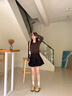 MANTENER GRAN厚底小個(gè)子增高運動(dòng)鞋女秋季網(wǎng)布透氣休閑鞋軟底舒適跑步鞋黃色 現貨36 曬單實(shí)拍圖
