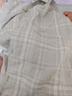 優(yōu)衣庫男裝女裝棉麻格子襯衫/短袖襯衣開衫休閑477903 50 淺綠色 M /170/92A 曬單實(shí)拍圖
