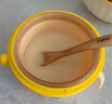 皇寵大眼萌寶寶輔食碗 兒童注水保溫碗吸盤(pán)碗 PPSU雙內膽碗克洛黃 曬單實(shí)拍圖