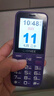 金立（Gionee）老年機4G全網(wǎng)通老年人手機全新款超長(cháng)待機 大字體大聲音大按鍵學(xué)生老人專(zhuān)用備用功能機G510 紫色 曬單實(shí)拍圖