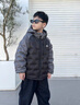 G.duck小黃鴨男童冬裝輕薄短款羽絨服中大童男孩冬季棉服時(shí)髦外套冬款潮 黑色 170 cm 曬單實(shí)拍圖
