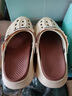 洞洞鞋男款拖鞋2025防滑夏季外穿新款防臭包頭軟底情侶款沙灘鞋 焦糖色 42-43 【建議拍大一碼】 曬單實(shí)拍圖