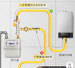 海立燃氣管天然氣軟管304不銹鋼防爆波紋管連接煤氣灶熱水器2米RB8  曬單實(shí)拍圖