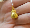 周六福（ZLF）      黃金吊墜福袋吊墜女款飾品代代平安 計價(jià) 足金 2.05g 曬單實(shí)拍圖