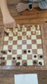 高檔桃花芯實(shí)木兒童國際象棋帶磁性橡棋盤(pán)chess豪華版磁吸西洋棋 [盤(pán)34]磁性實(shí)木國際象棋送書(shū)1副 曬單實(shí)拍圖