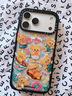 CASETIFY 黃油小熊 x CASETiFY聯(lián)名 黃油小熊貼紙 適用于iPhone17/16/15 Air/Pro/Max蘋(píng)果手機殼 透明黑框Magsafe iPhone 17 Pro Max 曬單實(shí)拍圖