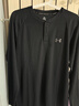 安德瑪（UNDERARMOUR）EF男子亨利領(lǐng)運動(dòng)休閑長(cháng)袖T恤6010174 黑色001 L 曬單實(shí)拍圖