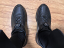金利來(lái)（Goldlion）男鞋25秋款男士免系商務(wù)休閑鞋柔軟舒適增高運動(dòng)鞋黑色41 曬單實(shí)拍圖
