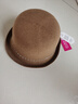 香雪羽秀羊毛呢帽子女秋冬季新款時(shí)尚百搭復古高端羊毛氈帽優(yōu)雅日系漁夫帽 曬單實(shí)拍圖