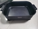 美的（Midea）火鍋專(zhuān)用鍋 電火鍋 烤魚(yú)鍋6分鐘速沸電鍋一體多功能鍋電煮鍋火鍋鍋 8L大容量 HGE383051 曬單實(shí)拍圖