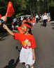 凌卡戚兒童啦啦隊演出服小學(xué)生民族風(fēng)服裝街舞套裝國潮班服拉拉操演出服 少年-白短袖 110 曬單實(shí)拍圖