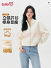 班尼路（Baleno）短外套女2025新款春秋季時(shí)尚潮流百搭顯瘦開(kāi)衫女裝針織立領(lǐng)上衣服 曬單實(shí)拍圖
